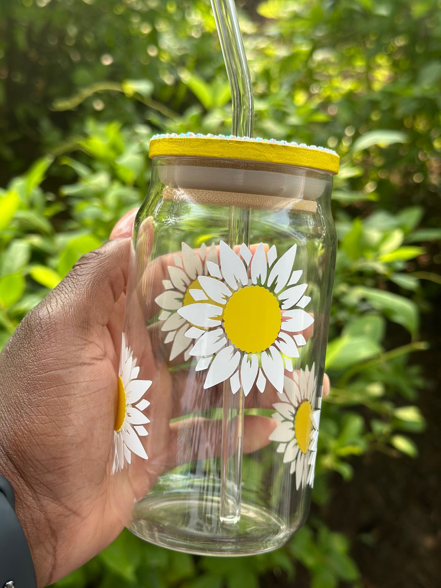 Bright Flower Glass
