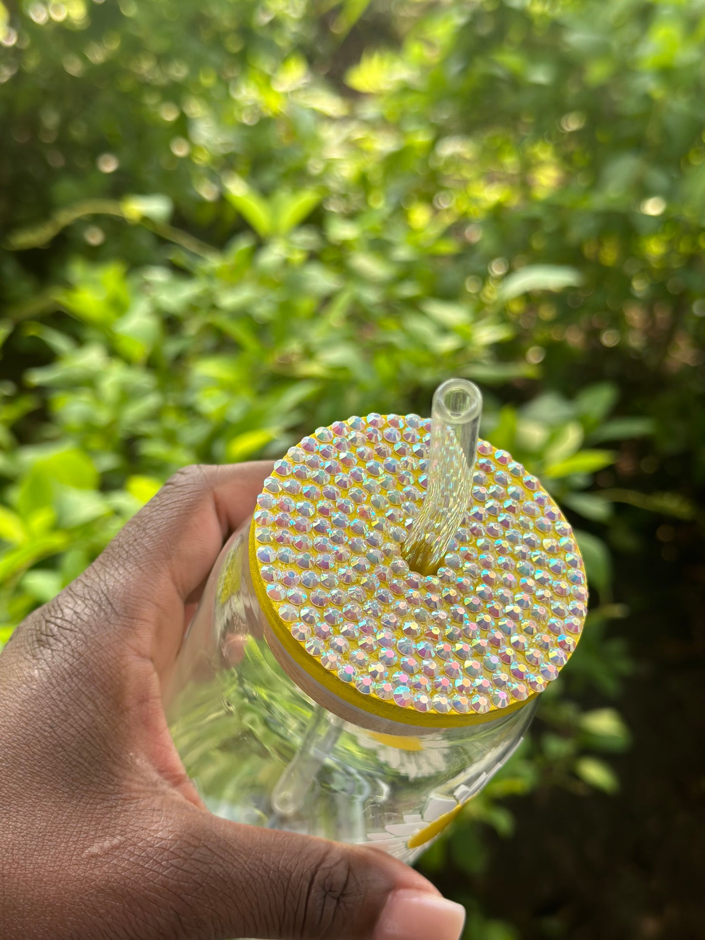 Bright Flower Glass