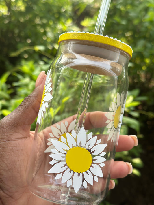 Bright Flower Glass