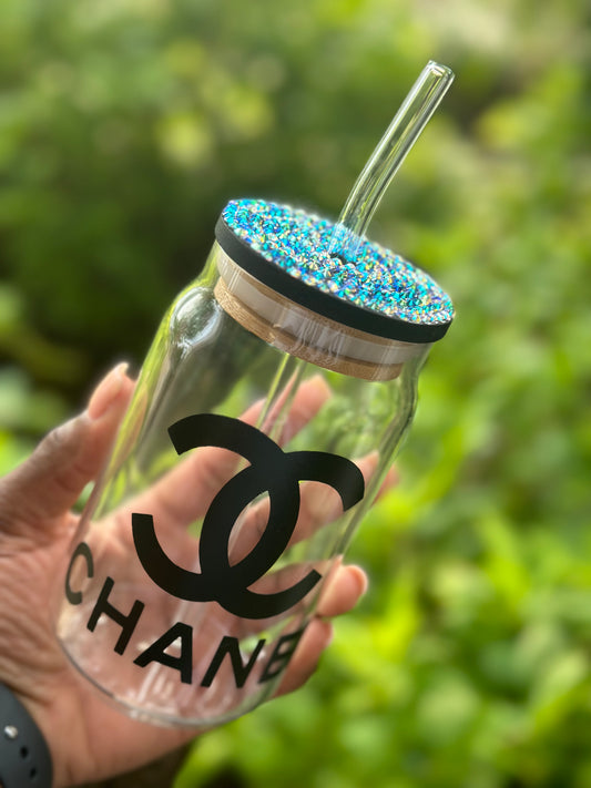 Chanel Inspired Glass
